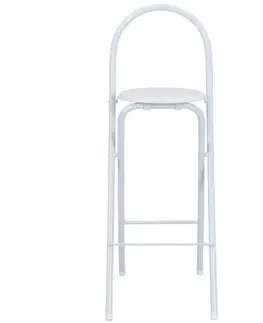 Stoličky do jedálne Vysoká skladacia stolička Liane 2, Biela