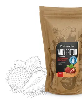 Športová výživa Protein & Co. Bezlaktózový CFM Whey Váha: 500 g, Zvoľ príchuť: Salted caramel