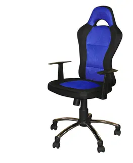 Kancelárske kreslá a stoličky Kancelárske kreslo CESAR modré K80