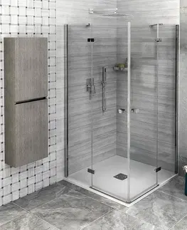 Sprchové dvere POLYSAN - FORTIS štvorcová sprchová zástena 1000x1000 rohový vstup FL1010LFL1010R
