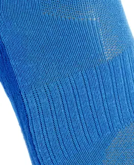 ponožky Detské nízke turistické ponožky MH100 2 páry modré a sivé