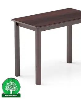 Borovicové stoly Stôl borovica ST104-100x75x55 orech