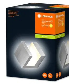 Vonkajšie nástenné svietidlá LEDVANCE Ledvance Endura Style Pyramid nástenné LED
