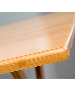 Jedálenské stoly KONDELA Denice skladací jedálenský stôl bambus