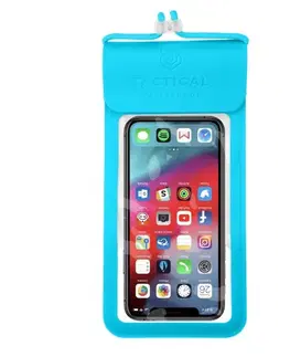 Puzdrá na mobilné telefóny Tactical univerzálne vodeodolné puzdro pre smartfóny S/M, blue (IPX8) TAC-149283