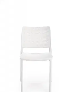 Jedálenské zostavy Stohovateľná jedálenská stolička K514 Halmar Svetlozelená