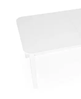 Jedálenské stoly HALMAR Florian rozkladací jedálenský stôl biela