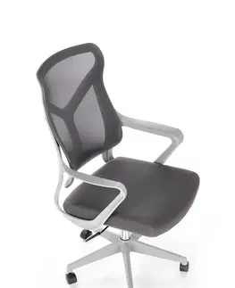 Kancelárske stoličky HALMAR Santo kancelárska stolička s podrúčkami sivá