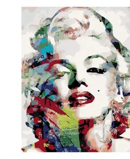 Kreatívne a výtvarné hračky ZUTY - Diamantové maľovanie (s rámom) - Marilyn Monroe