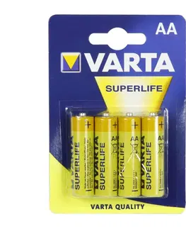 Štandardné batérie Varta AA - Mignon Superlife ZK batérie balenie 4 ks