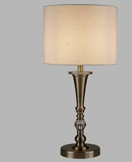 Stolové lampy Searchlight Stolová lampa Oscar s tienidlom vo vzhľade plátna