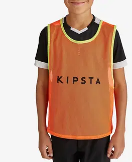 dresy Detský rozlišovací dres na kolektívne športy oranžový reflexný