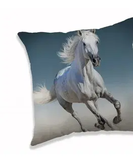 Vankúše Jerry Fabrics Vankúšik White horse, 40 x 40 cm