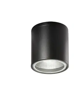 Stropné svietidlá Ideallux Ideal Lux Gun stropné svietidlo do kúpeľne čierna