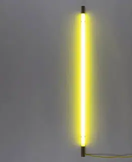 Nástenné svietidlá SELETTI Nástenné LED svetlo Linea Gold, žltá
