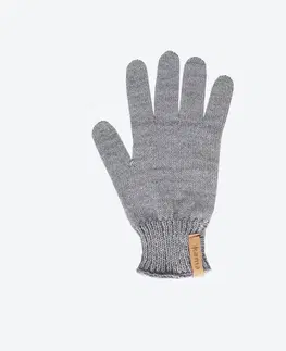 Zimné rukavice Pletené Merino rukavice Kama RB209 109 svetlo šedá XS