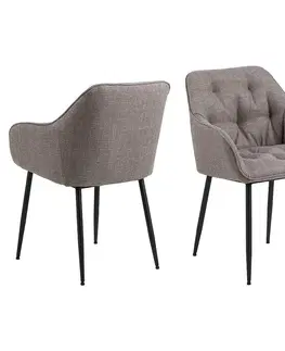 Plastové stoličky Stolička grey-brown 2 ks