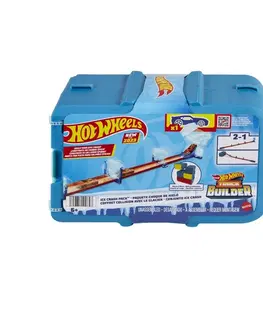 Hračky - autodráhy a garáže pre autíčka MATTEL - Hot Wheels Track Builder Balenie Dráh So Závodnými Doplnkami, Mix Produktov