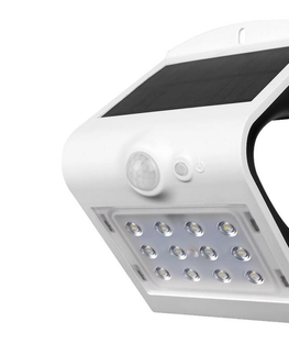 Svietidlá  LED Solárne nástenné svietidlo so senzorom LED/1.5W/3,7V IP65 biela 