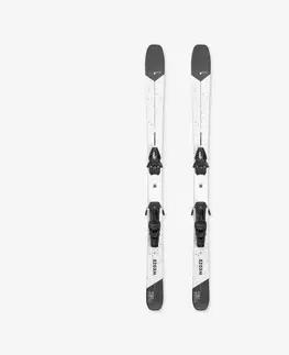 lyže Pánske zjazdové lyže s viazaním Cross 150+ čierno-biele