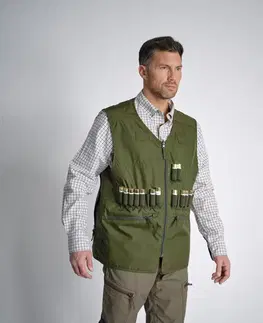 bundy a vesty Obojstranná poľovnícka vesta 500 reflexná/zelená