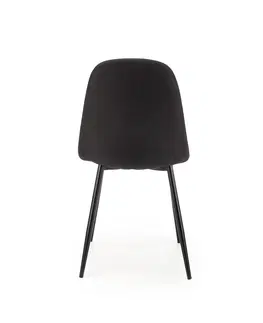 Jedálenské stoličky HALMAR K449 jedálenská stolička čierna