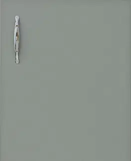 Kuchynské skrinky horná vysoká vitrína š.60, v.92, Modena W60921G, grafit / šedá činčila