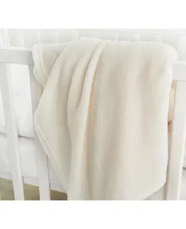 Detské deky B.E.S. Petrovice Detská deka mikroflanel exclusive biela, 110 x 140 cm