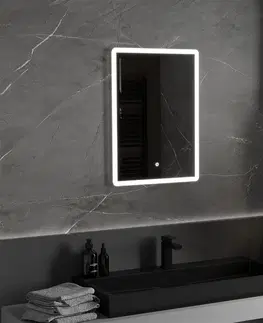 Kúpeľňa MEXEN - Navia zrkadlo s osvetlením 50 x 70 cm, LED 6000K, 9803-050-070-611-00
