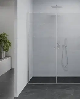 Sprchovacie kúty MEXEN/S - Pretoria Duo krídlové sprchové dvere 140, transparent, chróm 852-140-000-02-00