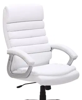 Kancelárske stoličky Kancelárske kreslo K-087 biele