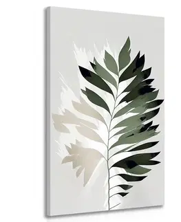 Obrazy stromy a listy Obraz papraď s nádychom minimalizmu