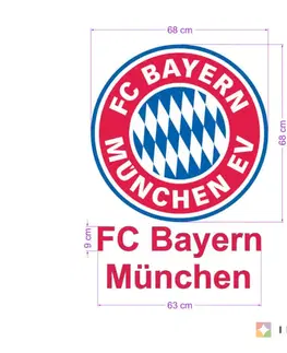 Nálepky na stenu Nálepka pre futbalistov Bayern Mníchov