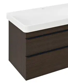 Kúpeľňa SAPHO - SITIA umývadlová skrinka 75,6x50x44,2cm, 2x zásuvka, borovica rustik SI080-1616
