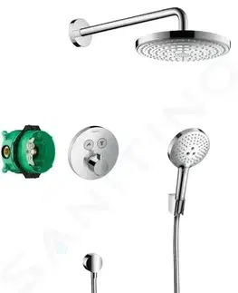 Kúpeľňové batérie HANSGROHE HANSGROHE - Raindance Select S Sprchový set 240 s termostatom ShowerSelect S, 2 prúdy, chróm 27297000