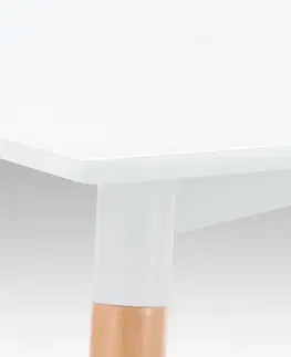 Jedálenské stoly Jedálenský stôl 120x80 DT-705 WT Autronic