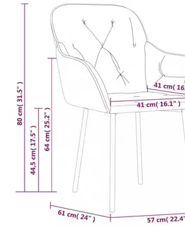 Jedálenské stoličky a kreslá Jedálenská stolička 2 ks Dekorhome Svetlozelená