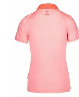Dámske trička Dámske funkčné polokošeľa Kilpi COLLAR-W svetlo ružové 36