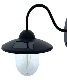 LED nastenné svietidlá 59BG HD 300 SOLAR WALL LAMP 0,5W BLACK
