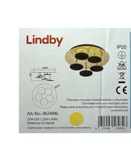 Svietidlá Lindby Lindby - LED Stmievateľné stropné svietidlo CASNI 5xLED/5W/230V 