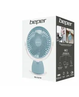 Ventilátory BEPER BE206 stolný klipsový USB ventilátor