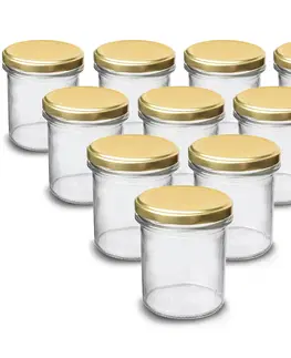 Zaváracie hrnce Orion Sada zaváracích pohárov s viečkom Sturzglass, 0,33 l, 10 ks