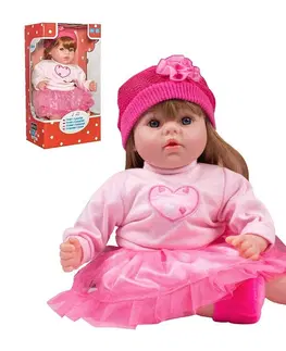 Hračky bábiky PLAYTO - Česky hovoriaca a spievajúca detská bábika Tina 46 cm