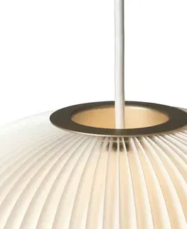 Závesné svietidlá LE KLINT LE KLINT Lamella 4 dizajnová závesná lampa, zlatá