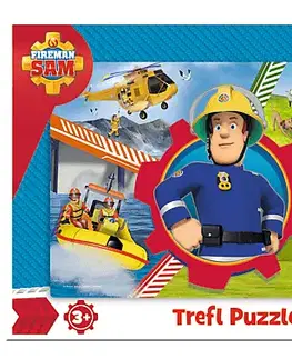 Hračky puzzle TREFL - Puzzle 15 dielikov Požiarnik Sam