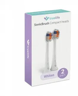 Elektrické zubné kefky TrueLife Náhradná hlavica na SonicBrush Compact-series heads Whiten white, 2 ks