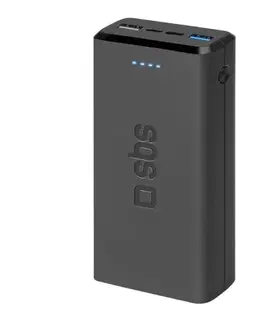 Powerbanky SBS powerbanka 20 000 mAh mAh, 2x USB, 2,1 A, čierna TTBB20000FASTK