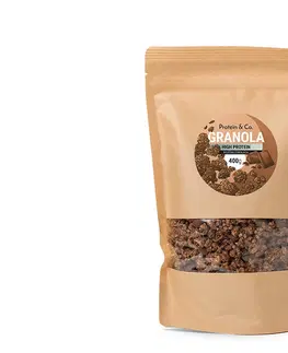 Kaše, müsli a cereálie Protein & Co. Granola high protein – mliečná čokoláda 400 g