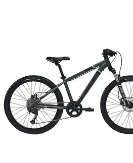bicykle Horský bicykel ROCKRIDER ST 920 24" pre deti od 9 do 12 rokov zelený
