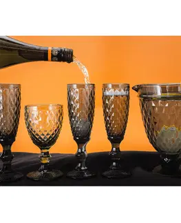 Poháre Poháre na na šampanské, set 4 ks, 150 ml, farebné, retro, VERITAS TYP 4